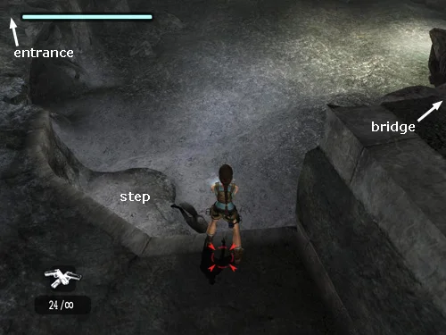 anniversary gameplay reference for Anniversary Mountain Caves: Entrance, Bear Pit and Exit